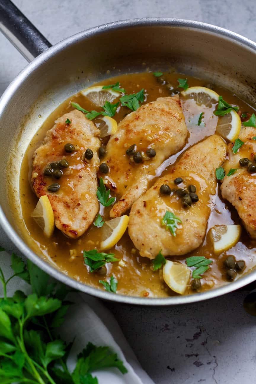 How To Make easy Lemon and Caper Chicken Piccata - Days of Jay