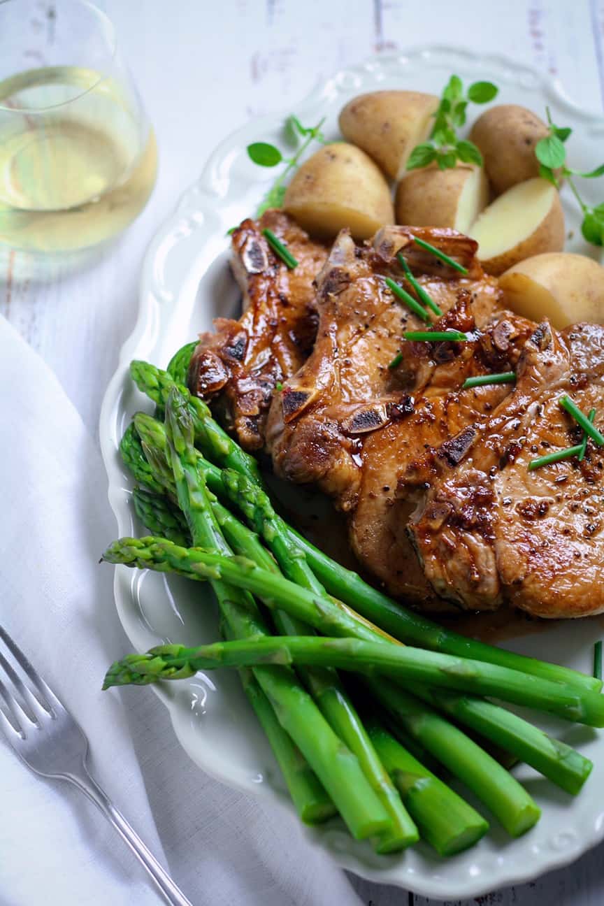 Maple Glazed Pork Chops 7 