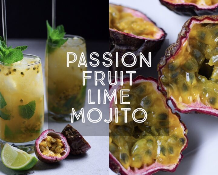Passionfruit Lime Mojitos