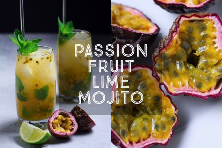 Passionfruit Lime Mojitos