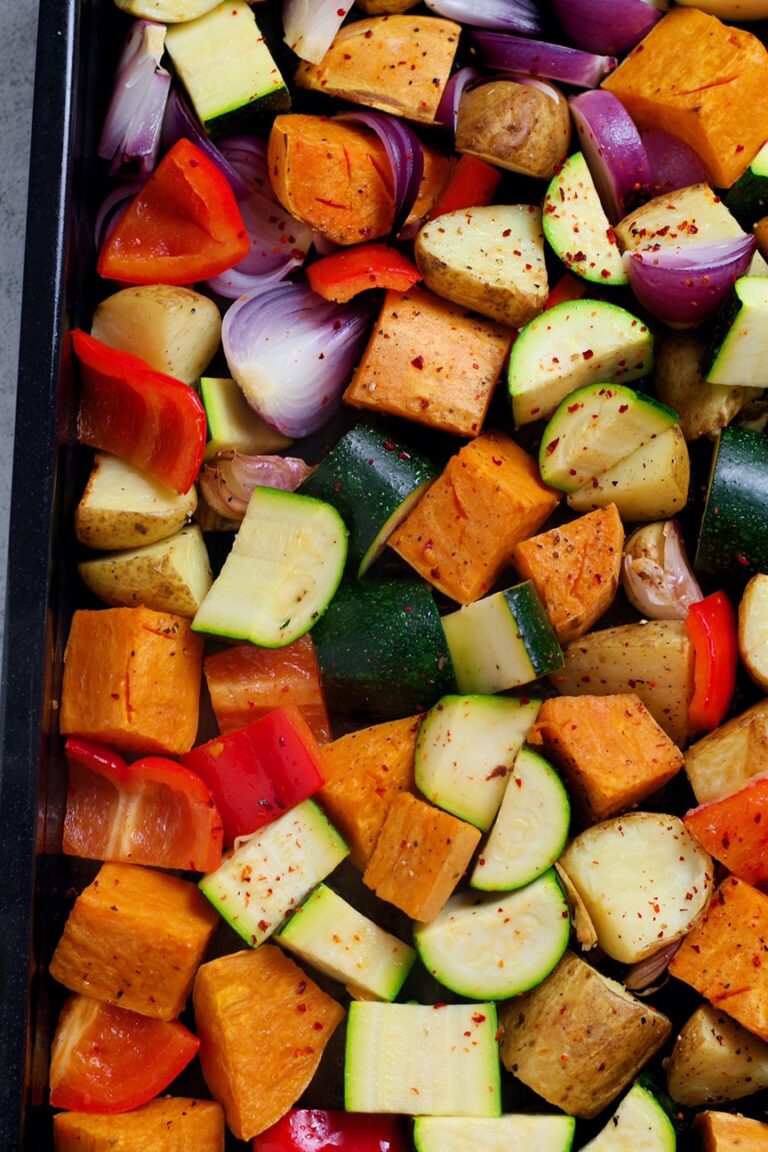 How To Make Summer Roast Vegetable Salad - Days Of Jay