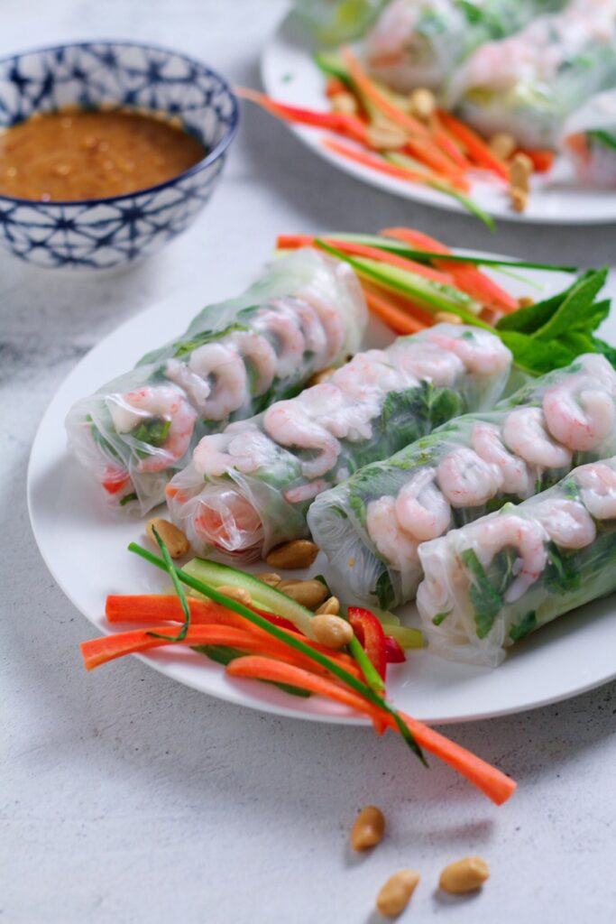 Vietnamese Prawn Spring Rolls