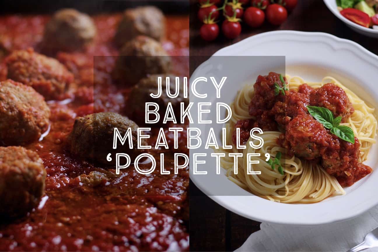 Juicy Baked Meatballs