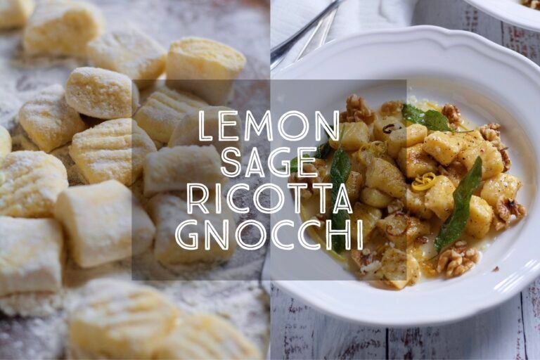 Lemon Sage Ricotta Gnocchi