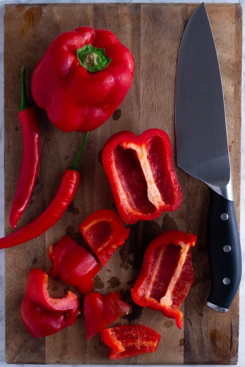 Peppers for Red Pepper Jelly