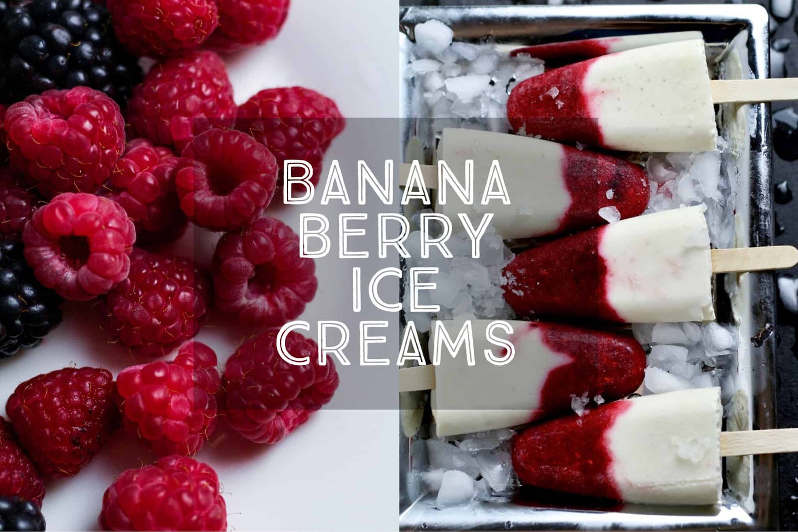 Banana Berry Ice Creams