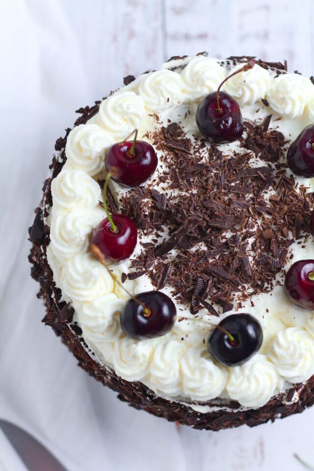 How To Make Black Forest Cherry Cake - Days Of Jay