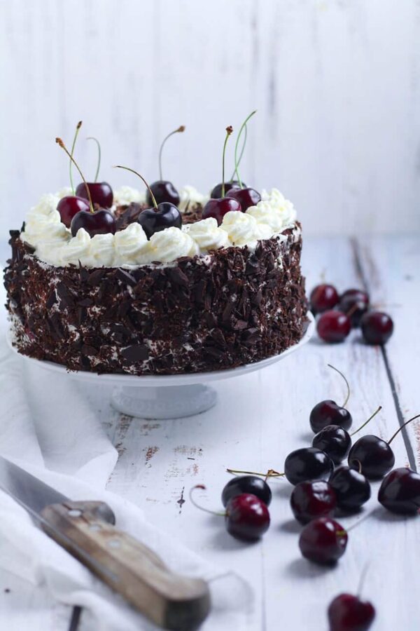 How to Make Black Forest Cherry Cake - Days of Jay