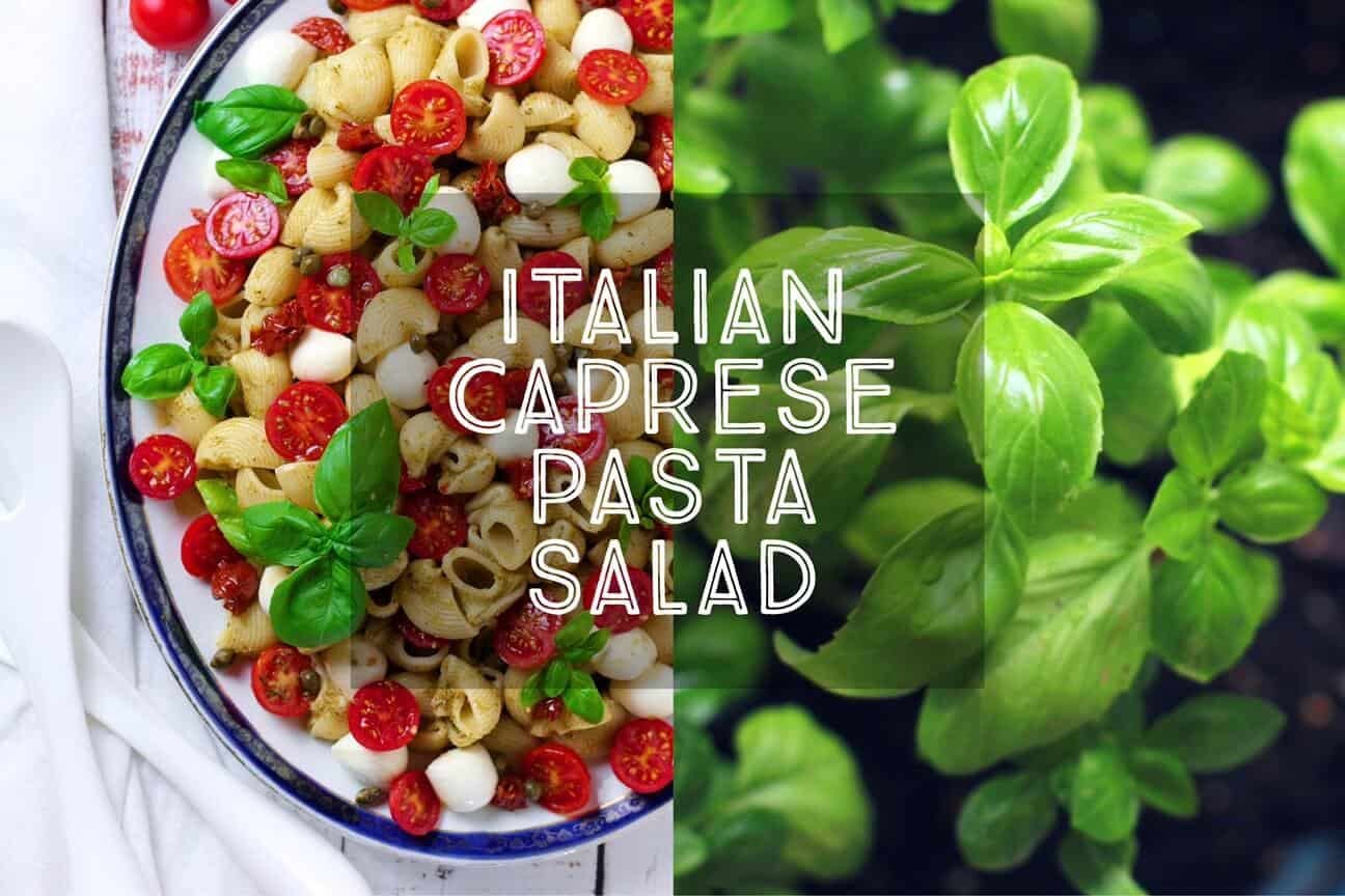 Italian Caprese Pasta Salad