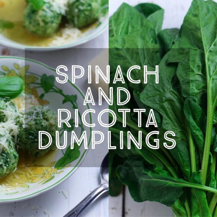 Spinach and Ricotta Dumplings