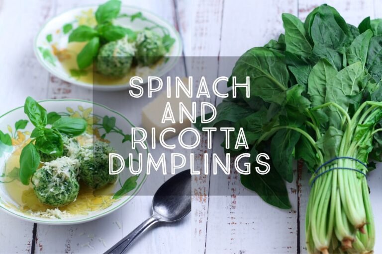 Spinach and Ricotta Dumplings