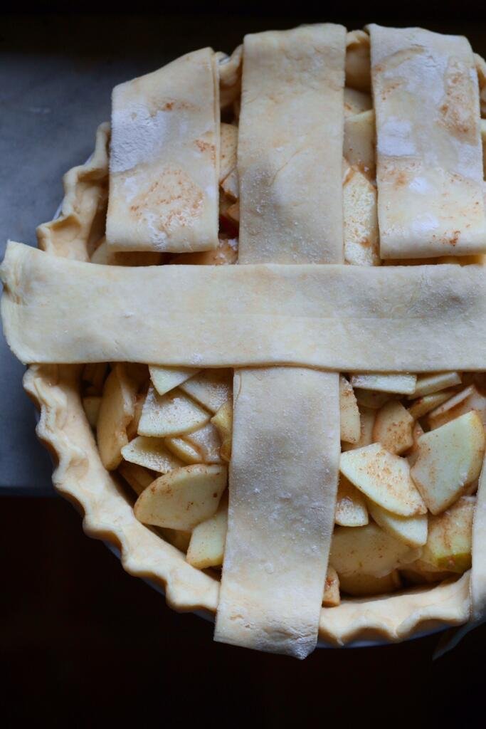 How to make lattice top pastry for Deep Dish Apple Pie