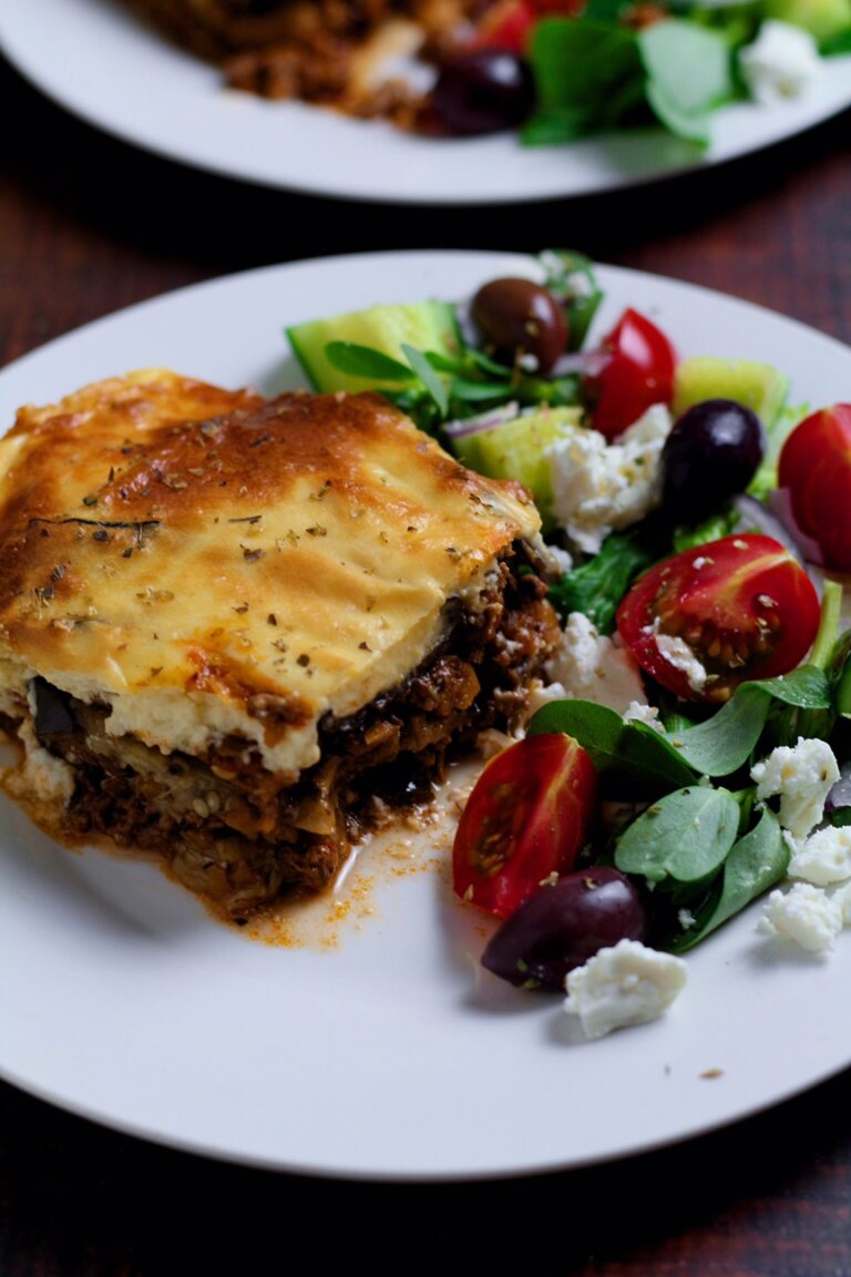 How to make Moussaka Greek Eggplant Casserole - Days of Jay