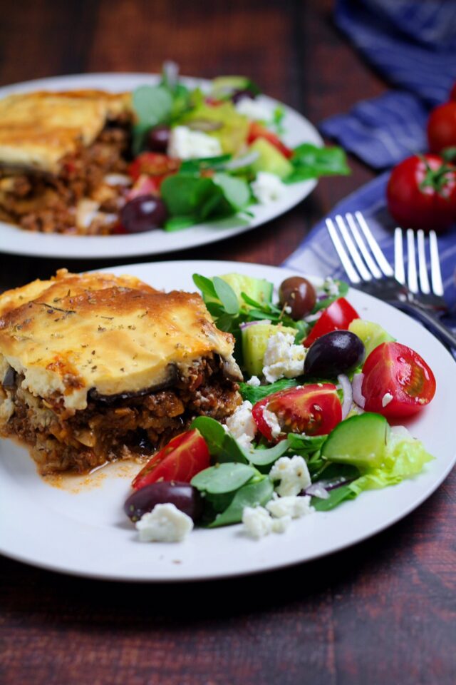 How to make Moussaka Greek Eggplant Casserole Days of Jay