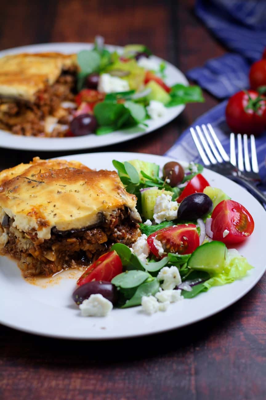 Moussaka Greek Eggplant Casserole