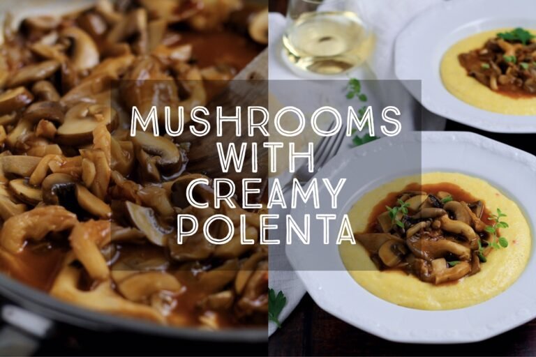 Mushrooms with Creamy Polenta