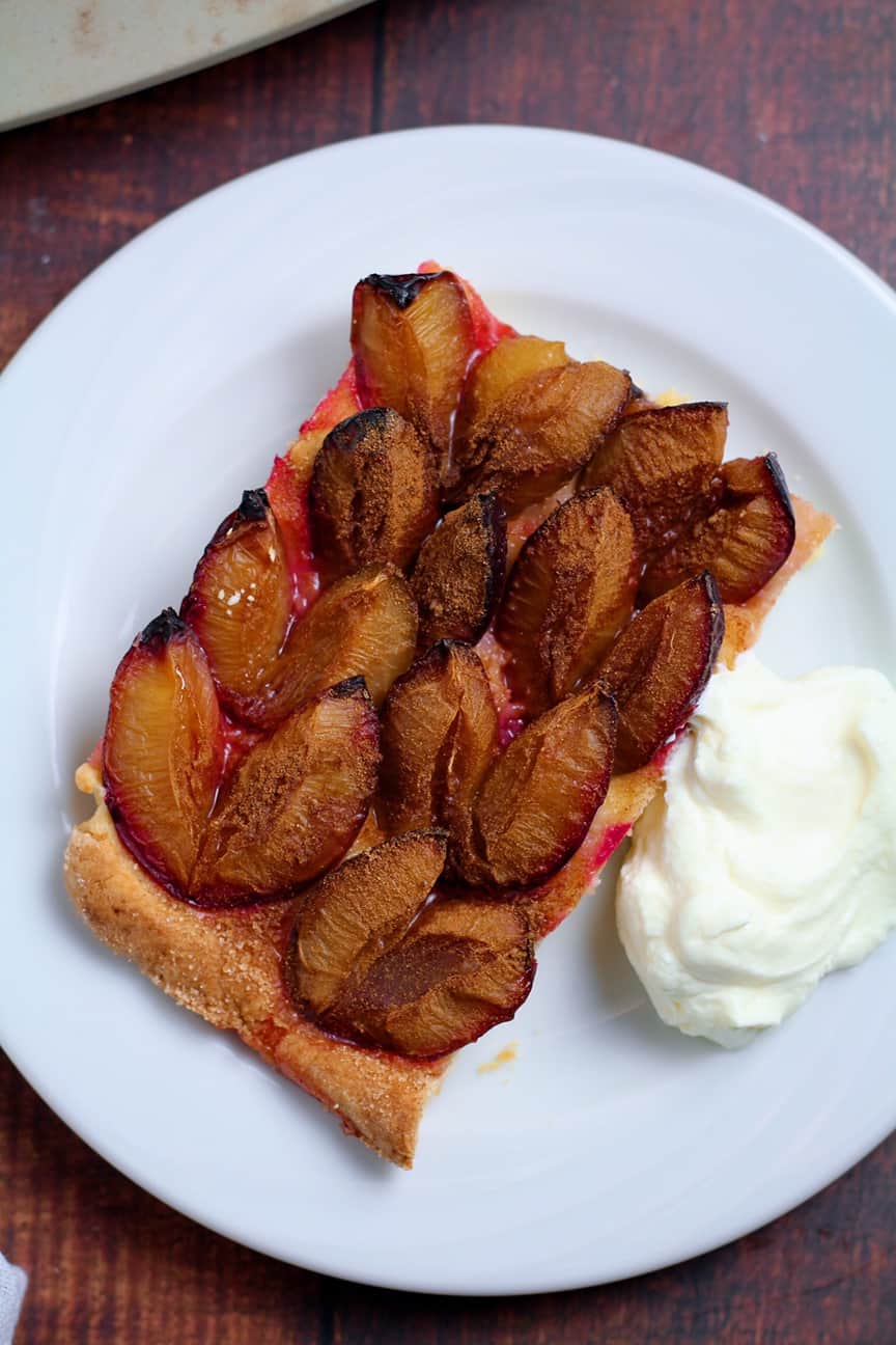 Zwetschgendatschi Bavarian Plum Tart