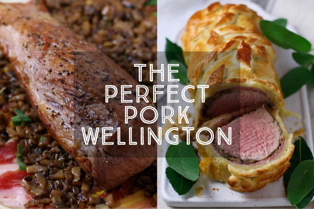 Juicy, perfectly cooked pork tenderloin, wrapped in prosciutto, mushrooms and buttery puff pastry. This is truly the Perfect Pork Wellington, my dinner party secret weapon. Better yet, it is even easier to make than it looks!