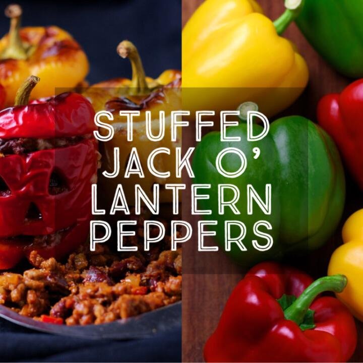 With Halloween just around the corner, who could resist these spookily delicious Jack o’ Lantern Peppers filled with rich and spicy chilli beef?