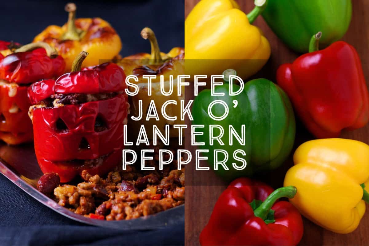 Stuffed Jack o’ Lantern Peppers