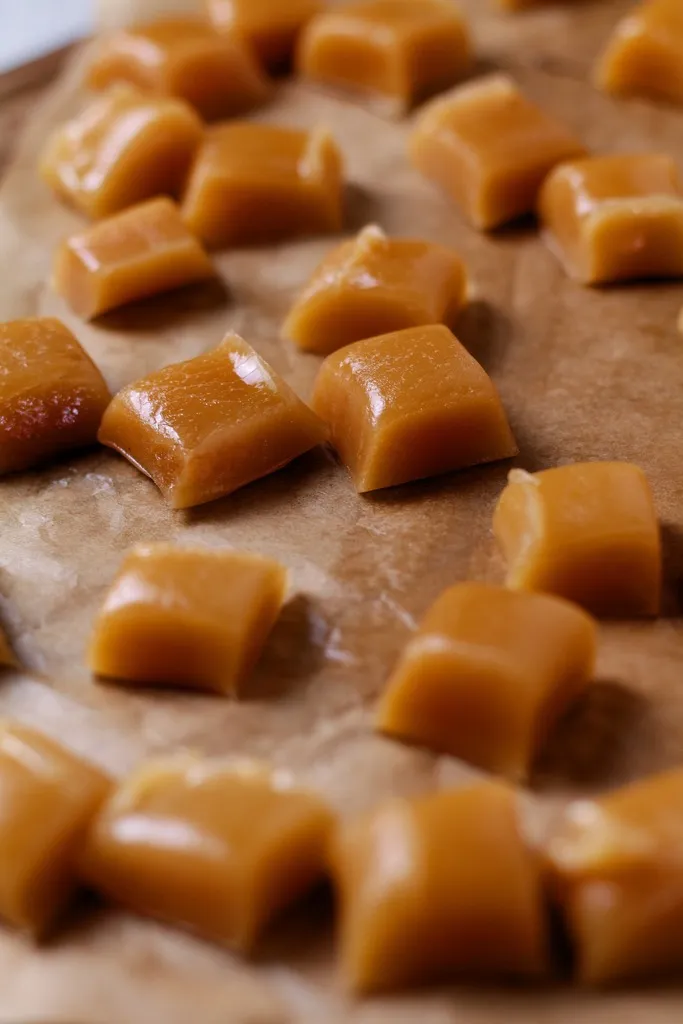 Chewy, creamy, perfect caramels with a delicate hint of honey, my recipe for Soft Honey Vanilla Caramels is super easy and dangerously addictive.