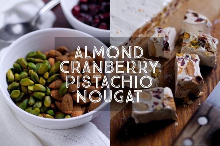 Sweet, crunchy and incredibly moreish, it is easier than you think to make homemade nougat. This recipe has no glucose or corn syrup and can be made with ordinary household ingredients. Perfect for Christmas gifts!