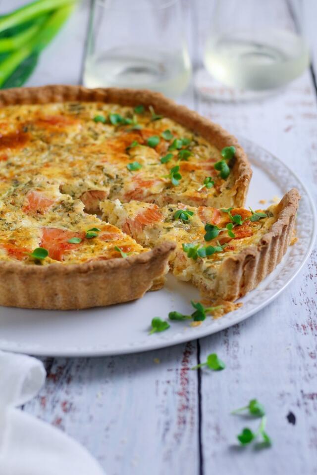 Smoked Salmon Quiche Days Of Jay