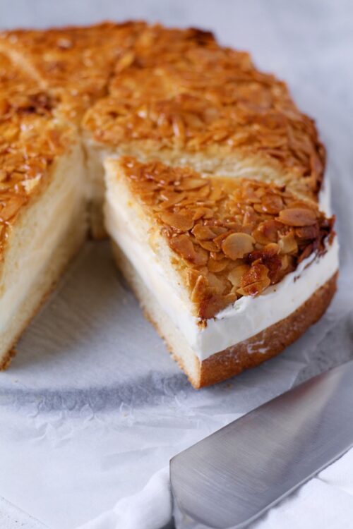 Authentic German Bee Sting Cake (Bienenstich) - Days of Jay