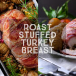 Tender, moist turkey breast filled with traditional stuffing and roasted to perfection. This delicious roast only cooks in under 2 hours, making it perfect for smaller celebrations.
