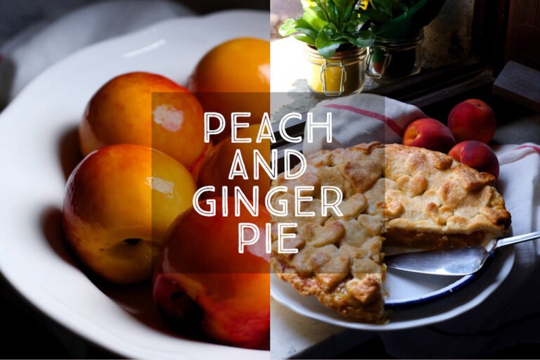 Peach and Ginger Pie
