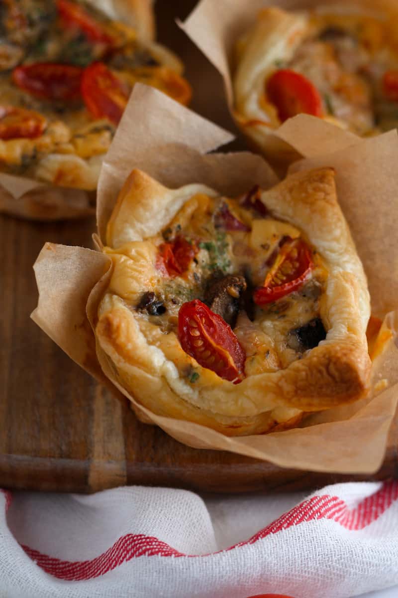 How to make Puff Pastry Mini Quiches Days of Jay