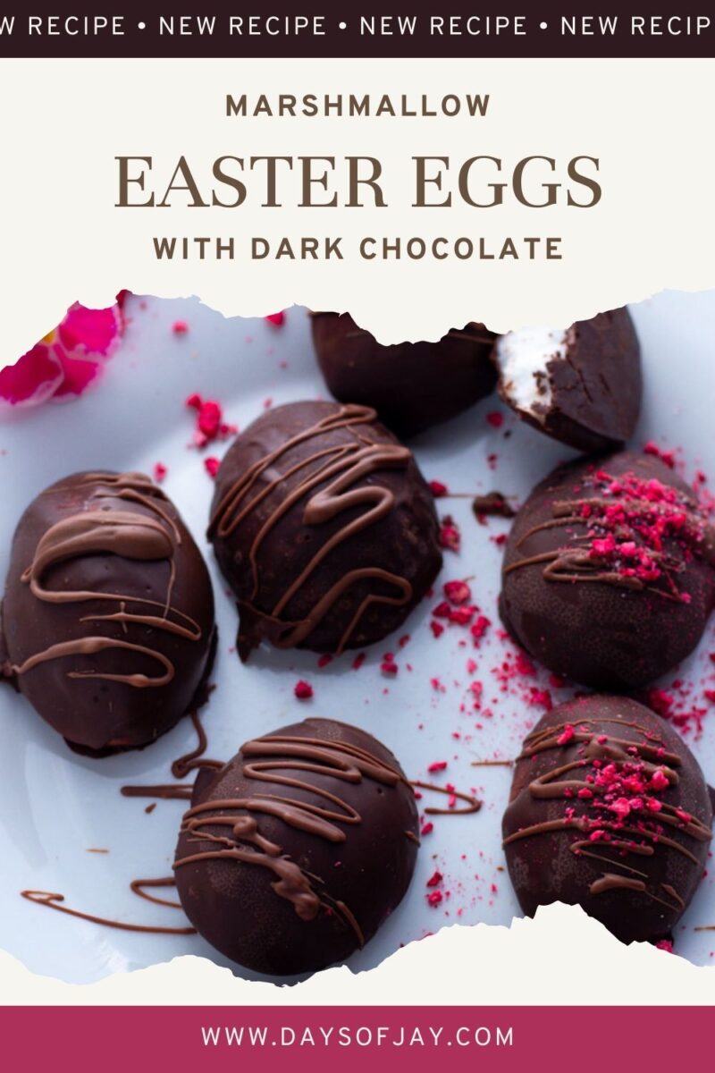 How to make fluffy Marshmallow Easter Eggs Days of Jay