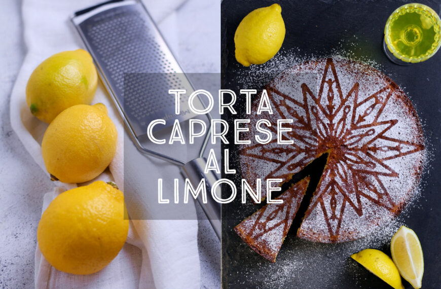 Torta Caprese al Limone