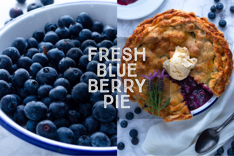 With sweet, plump summer blueberries encased in a flaky all-butter pie pastry, my recipe for Fresh Blueberry Pie is always a winner. Serve warm with vanilla ice cream for guaranteed smiles at the table.