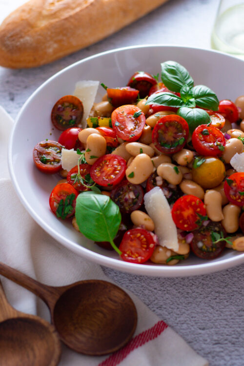 How to make Cherry Tomato and Bean Salad - Days of Jay