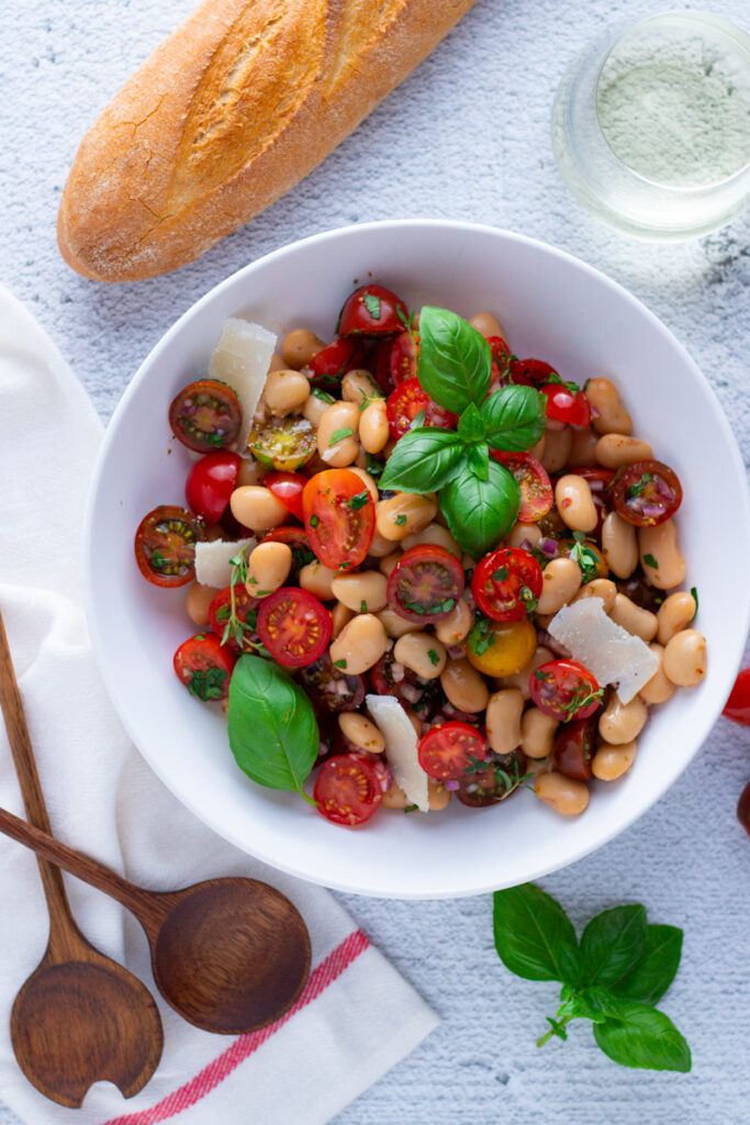 How to make Cherry Tomato and Bean Salad - Days of Jay