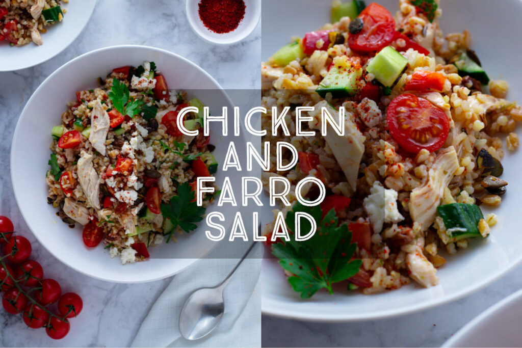 Healthy and delicious Chicken and Farro Salad Days of Jay