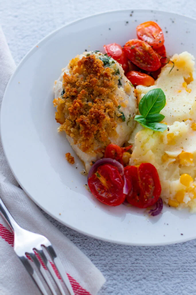 Garlic and Herb Crusted Chicken Breast