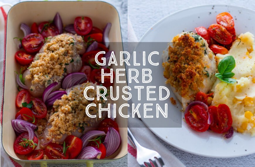 Garlic and Herb Crusted Chicken Breast