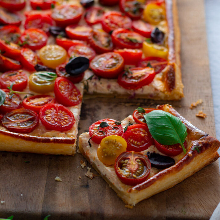 Easy Cherry Tomato Tart