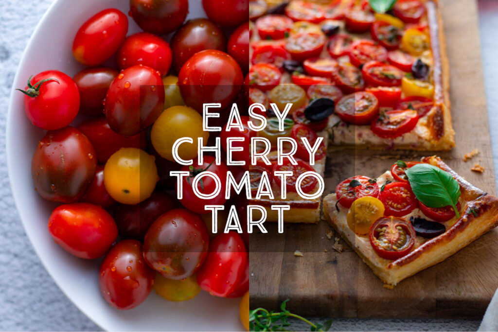 Easy Cherry Tomato Tart