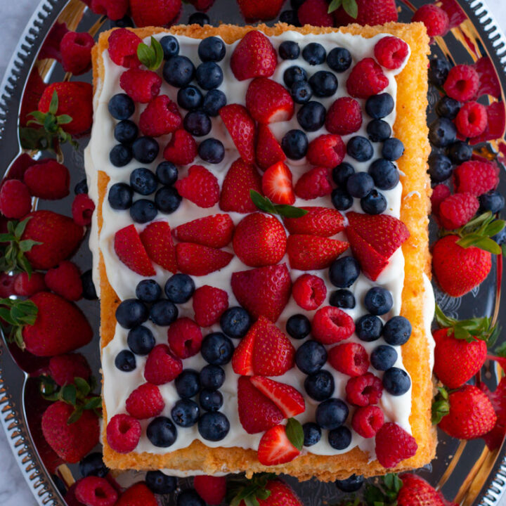 Union Jack Sponge Cake