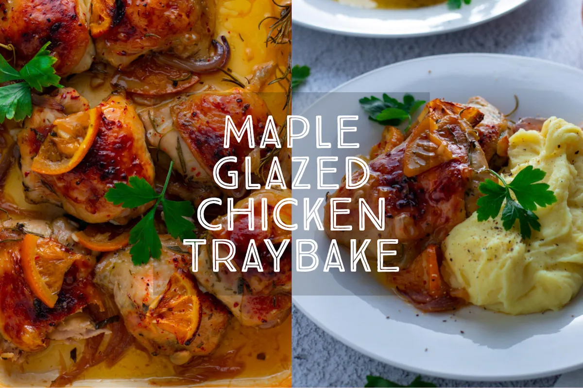 Maple Glazed Chicken Thighs