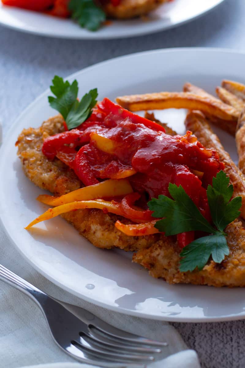 How to make spicy German Zigeuner Schnitzel - Days of Jay