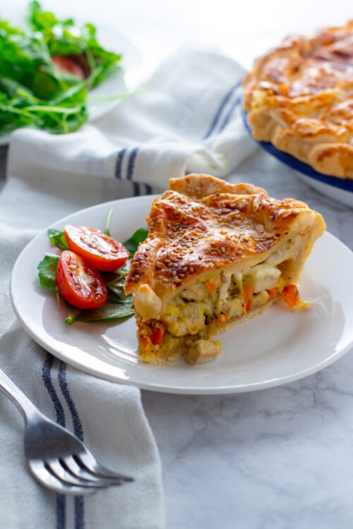 How to make a double crust Creamy Chicken Pie Days of Jay
