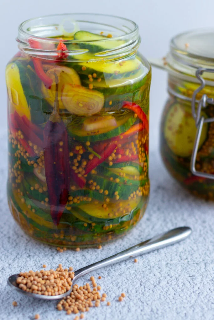 No Cook Refrigerator Pickles