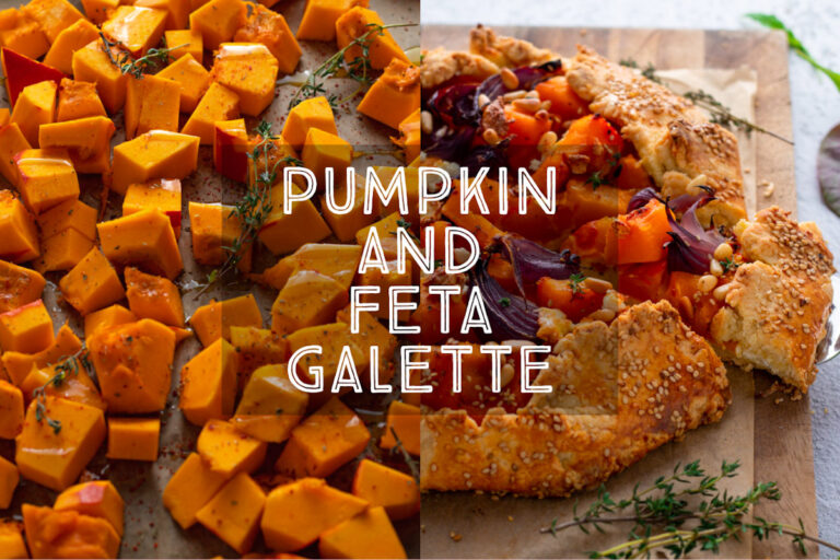 Pumpkin and Feta Galette.