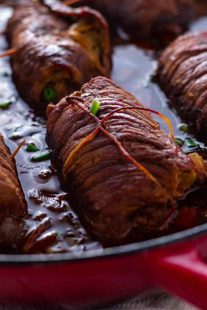 Authentic German Beef Rouladen.