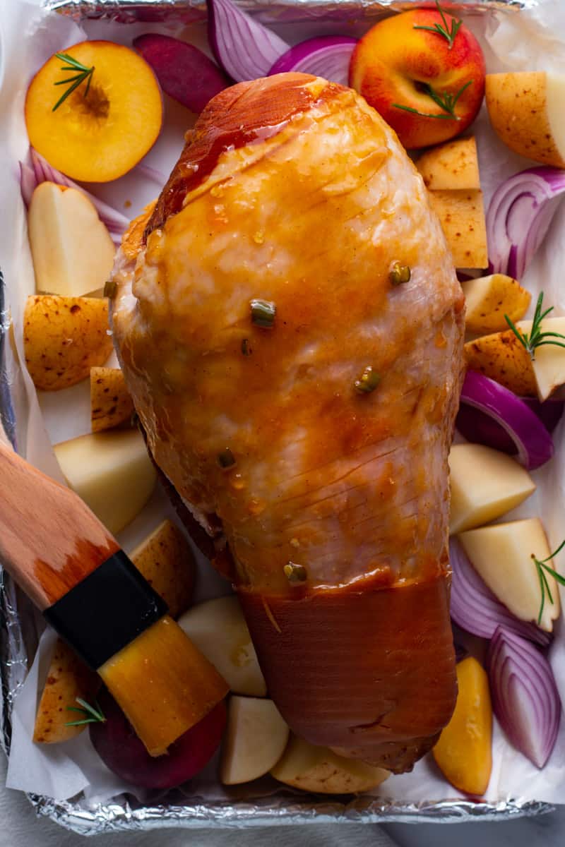 How to make Apricot Glazed Christmas Ham Days of Jay