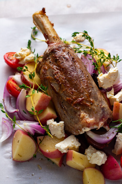 How To Make Greek Lamb Shanks Kleftiko Days Of Jay   Greek Lamb Shanks Web 11 500x750 